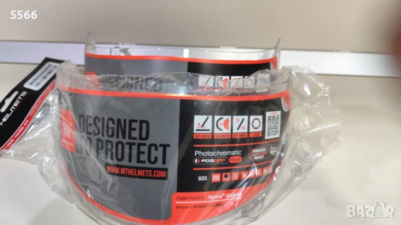 Прозрачен визьор за каски, снимка 1