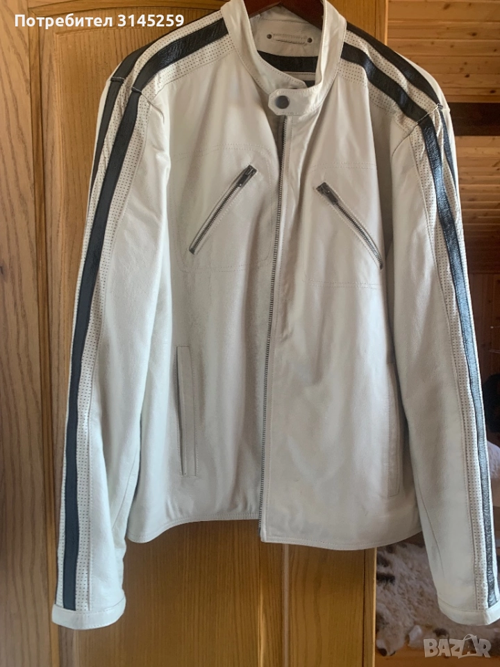 Мъжко кожено яке, снимка 1