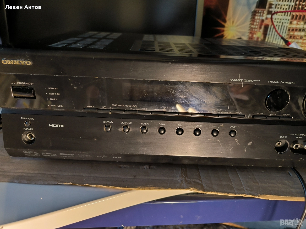 Onkyo TX-SR578 ресийвър за части, снимка 1