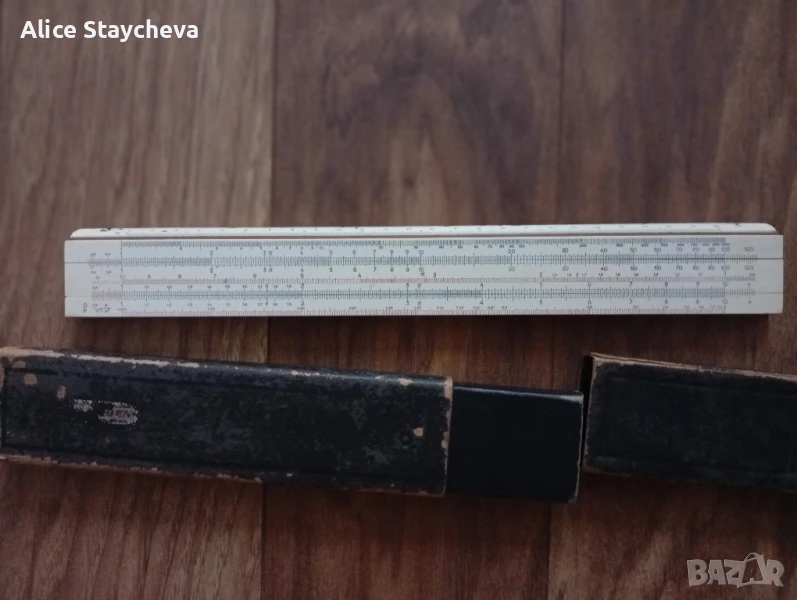 Винтидж логаритмични линии, снимка 1