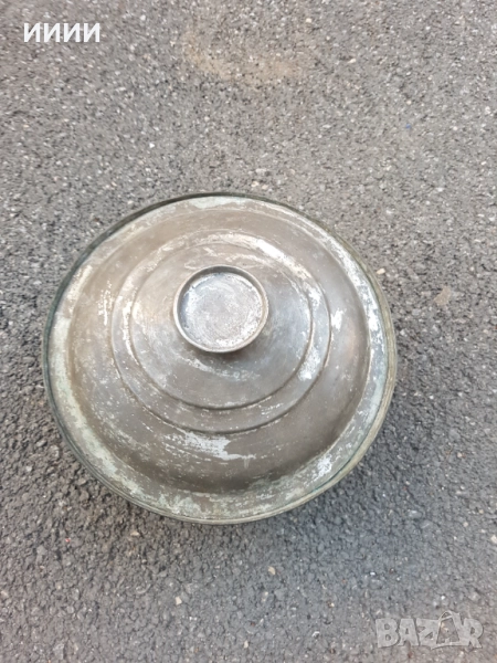 Бакърена тенджера с капак , снимка 1