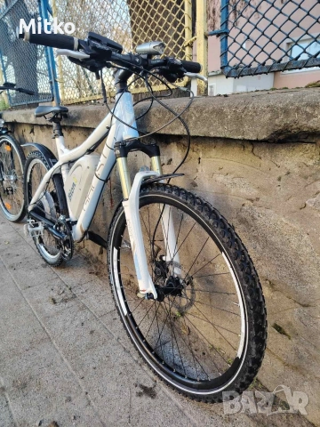 26 цола електрически алуминиев велосипед с 21 скорости хидравлични спирачки палцови команди , снимка 10 - Велосипеди - 52818784