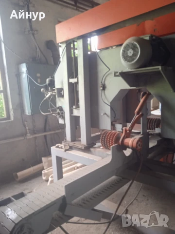 АВТОМАТИЧНА ЛИНИЯ ЗА РЯЗАНЕ НА ДЪРВЕНИ ТРУПИ И ПРОИЗВОДСТВО НА EURO ПАЛЕТИ, снимка 6 - Други машини и части - 51021195