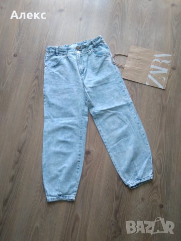 Zara - дънки бойфренд 13-14г, снимка 4 - Детски панталони и дънки - 40833522