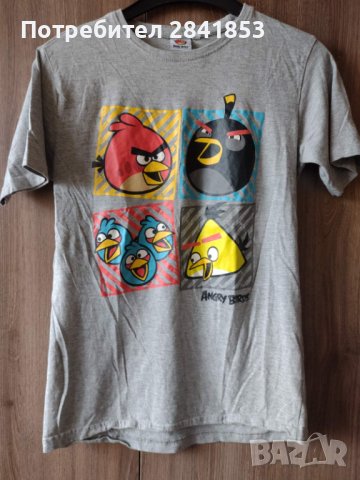 Детска тениска Angry Birds (13-14г.), снимка 1