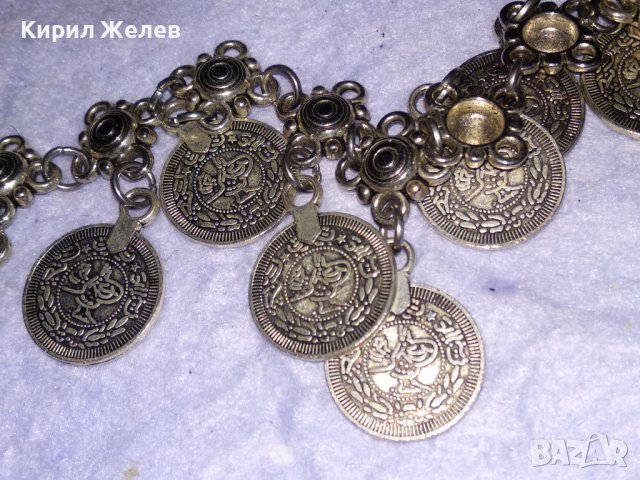 ЕТНОГРАФСКА ОГЪРЛИЦА НИКЕЛИРАНА БЛАГОРОДНА СТОМАНА ИДЕАЛНАза НОСИЯ ВЪЗСТАНОВКИ ФОЛКЛОРЕН СЪБОР 38655, снимка 12 - Колиета, медальони, синджири - 41682287