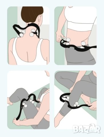 Ръчен масажор за врат и тяло, снимка 14 - Други стоки за дома - 41744275