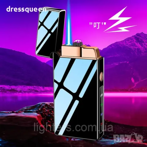 TH-792 Електрическа импулсна запалка USB + турбо в подаръчна кутия, снимка 5 - Други стоки за дома - 48878819