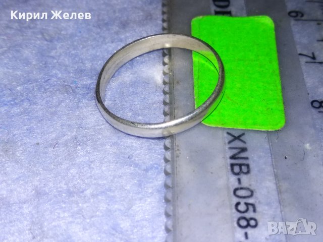 Стара сребърна фина халка пръстен висока проба сребро майсторска изработка 38271, снимка 4 - Антикварни и старинни предмети - 40935129