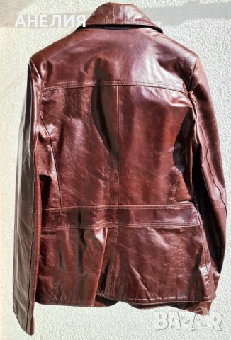 Дамско кожено яке, снимка 4 - Якета - 39574905