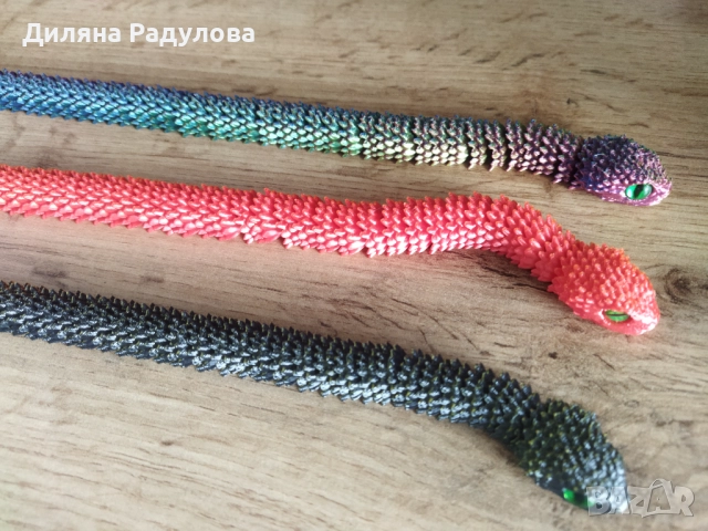 3D принтирана змия, снимка 2 - Други стоки за дома - 52510249