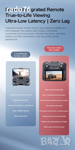 НОВ Дрон 4K Професионална 8K Камера, снимка 15 - Дронове и аксесоари - 53090500