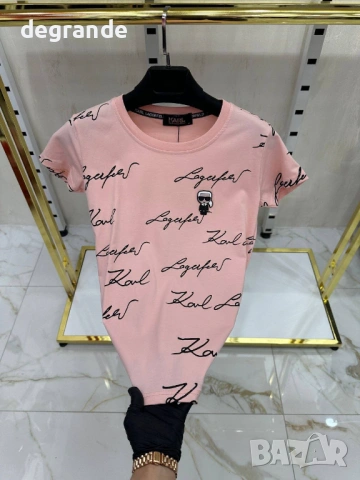 Нов Модел Дамска Тениска Karl Lagerfeld, снимка 4 - Тениски - 53289110