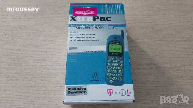 Motorola Talkabout 180 - НОВ/Пълен комплект, снимка 2 - Motorola - 53841589