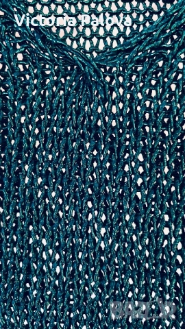 OUI MOMENTS премиум сегмент мрежеста блуза, снимка 6 - Блузи с дълъг ръкав и пуловери - 52847189