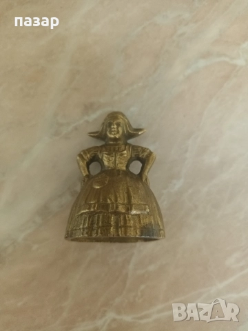 Бронзово звънче за колекция , снимка 2 - Антикварни и старинни предмети - 52972978