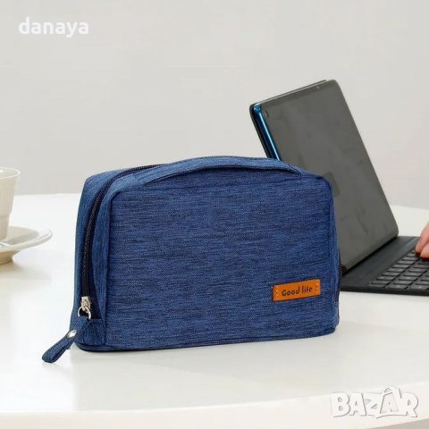 4468 Несесер за кабели USB органайзер за флаш карти слушалки аксесоари, снимка 3 - Портфейли, портмонета - 44239658