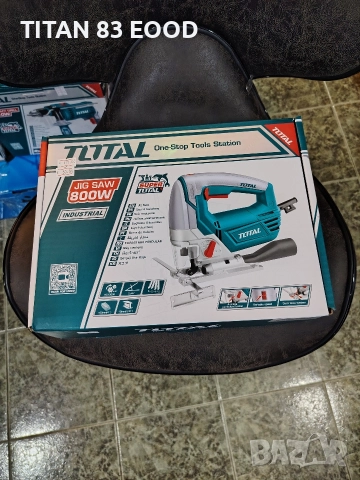 Прободен трион-зеге TOTAL Industrial, 800 W, 100 мм