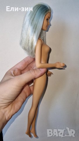 реставрирана оригинална кукла Барби със синкава коса, снимка 5 - Кукли - 41405531