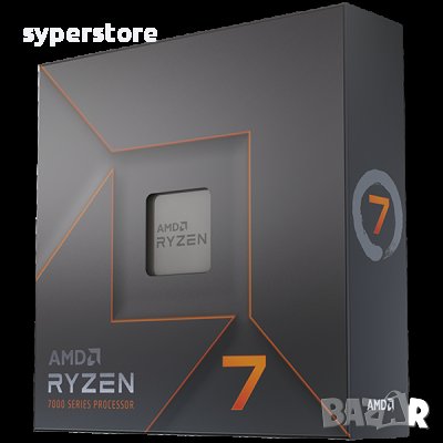 Процесор за компютър AMD CPU Desktop Ryzen 7 8C/16T 7700X 4.5/5.0GHz Boost,40MB,105W,AM5 SS30510, снимка 1 - Друга електроника - 40504291