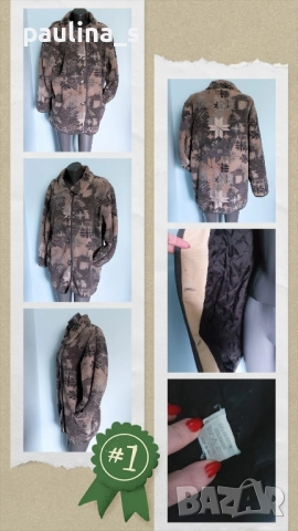 Два различни броя / Топло палто от полар тип teddy bear "L. L. Bean" и Италианско , снимка 11 - Палта, манта - 30408485