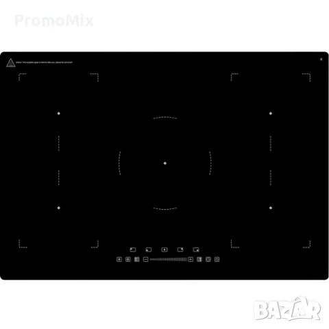 Индукционен плот за вграждане Exquisit EKI805F-2 5 зони за готвене котлон електрически плот, снимка 3 - Котлони - 49166836
