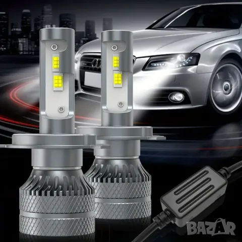 Ултра-ярки H4 LED крушки за фарове на автомобил, снимка 7 - Аксесоари и консумативи - 49397561