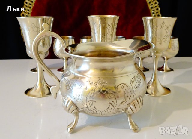 Английска бронзова чаша,барок. , снимка 6 - Антикварни и старинни предмети - 34568906