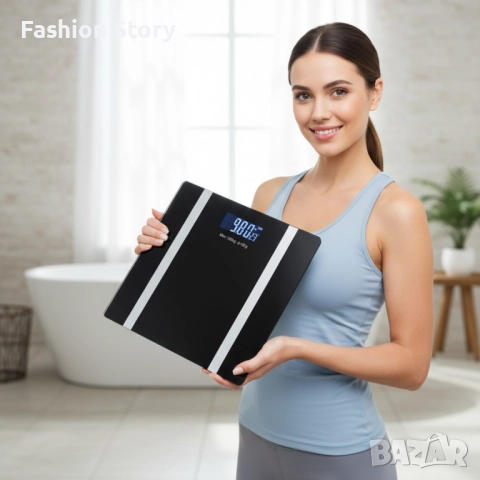 Дигитален кантар за тегло Rosberg R51650I, с Bluetooth, LCD екран, до 180кг, снимка 4 - Друга електроника - 52497057