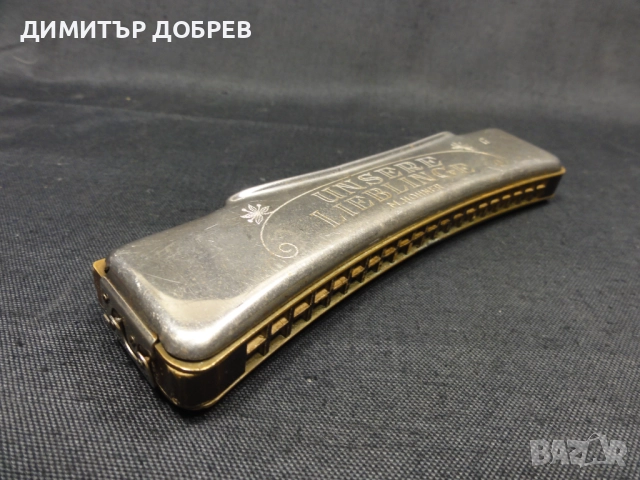 СТАРА РЕТРО УСТНА ХАРМОНИКА HOHNER UNSERE LIEBLINGE GERMANY, снимка 3 - Други - 51595667