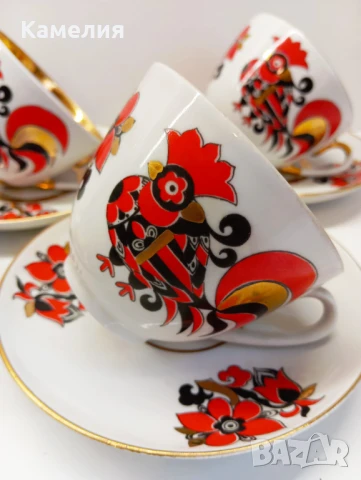 Руски порцелан , снимка 2 - Чаши - 50906758