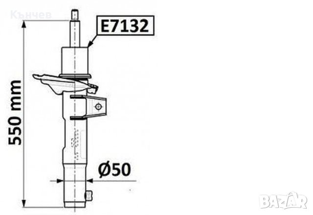 Нови Предни амортисьори MONROE E7132 Reflex за Шкода, Ауди, Фолксваген, Сеат , снимка 3 - Части - 39222604