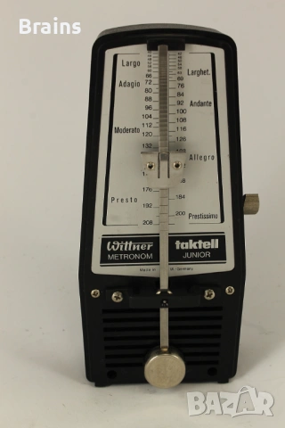 1960's WITTNER TAKTELL JUNIOR Немски Механичен Метроном Бакелит, снимка 2 - Антикварни и старинни предмети - 53685543