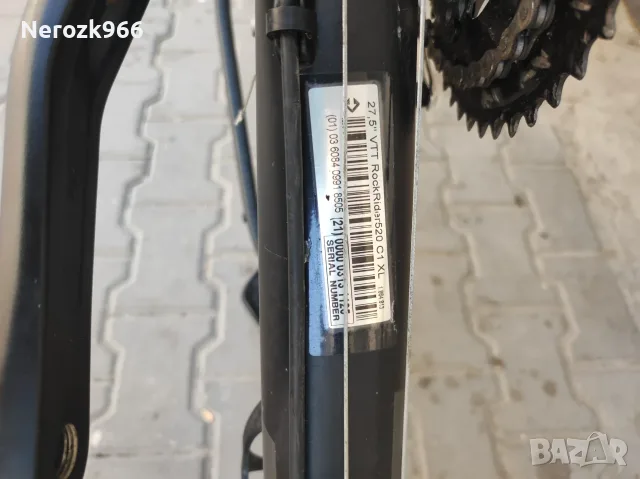 Велосипед ROCKRIDER 520 – 27.5" | XL размер, снимка 12 - Велосипеди - 55777973
