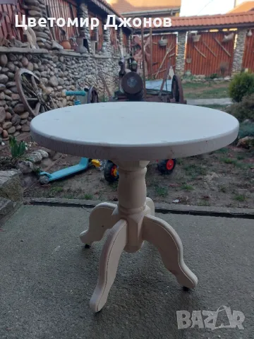 Маса от дърво (кръгла маса), снимка 4 - Маси - 48264129