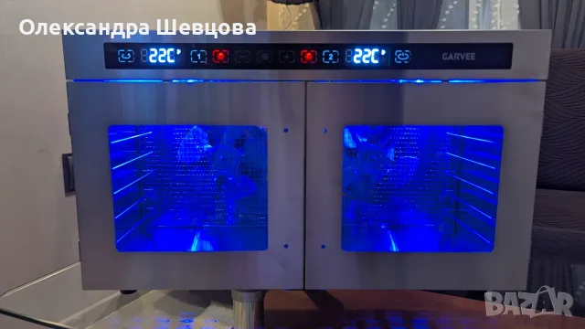Чисто нов професионален дехидратор GARVEE – 12 тави, 2 зони, 1040W