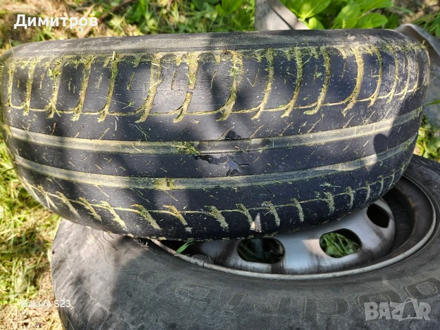 Джанти с гуми 15 цола ,5x100 между болтово разстояние, снимка 4 - Гуми и джанти - 50508730