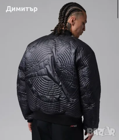 Мъжко яке Jordan Flight Men's Nylon Varsity Jacket, снимка 2 - Якета - 56233620