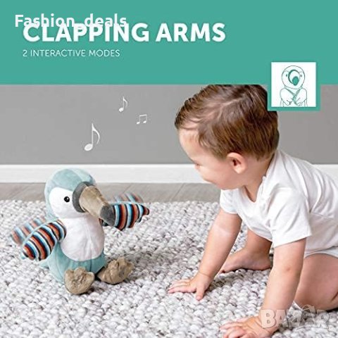 Нова Мека играчка за бебета с пеене и интерактивно пляскане и звук, снимка 5 - Други - 41770043