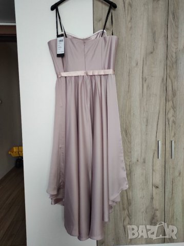 Нова сатенена официална рокля 42 размер Л, снимка 8 - Рокли - 35982281