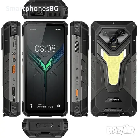 Ulefone Armor 34 Pro+ 5G 32GB RAM 512GB ROM с Проектор и с IP68 защита, снимка 6 - Телефони с две сим карти - 55920839