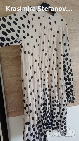 дамска шикозна рокля-плисе