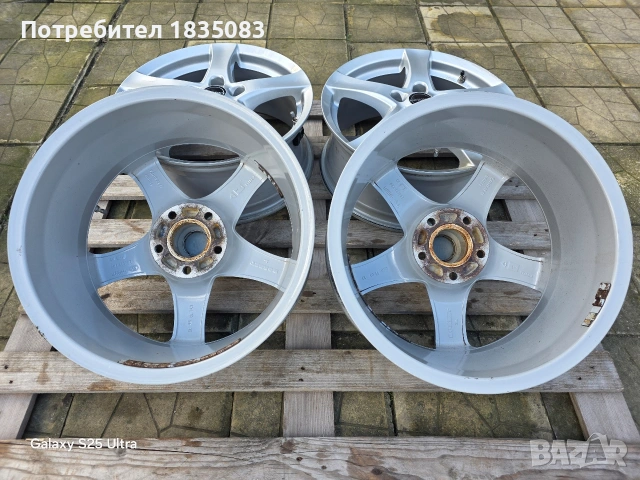 Лети джанти 17ки 5х114.3 Borbet, снимка 9 - Гуми и джанти - 53043950