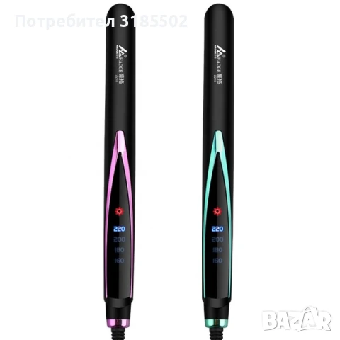 Професионална преса за изправяне на коса с турмалинови керамични плочи, снимка 7 - Друго оборудване - 51307163