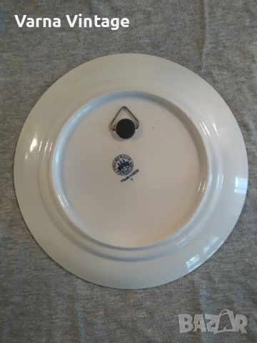 Колекционерска порцеланова чиния „Миньорски град Фрайберг в Саксония“. FREIBERGER ГДР (Германия)., снимка 3 - Антикварни и старинни предмети - 52134313