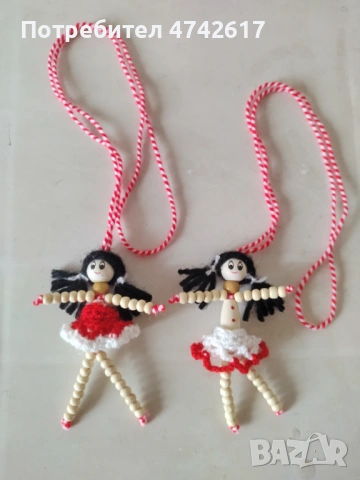 Мартеници- ръчна изработка, снимка 18 - Български сувенири - 53536492