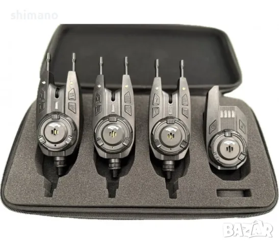 Комплект сигнализатори CarpMax Violent 3+1 обхват до 500м