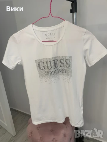 Тениска Guess размер S, снимка 9 - Тениски - 51036368