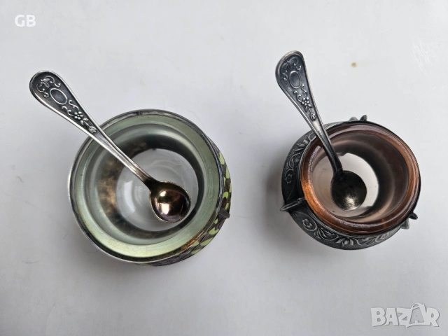 Ретро съдове за хайвер, хайверници, снимка 3 - Аксесоари за кухня - 53395388