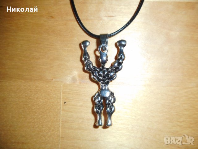 Фитнес / бодибилдинг колие от стомана, снимка 6 - Колиета, медальони, синджири - 44181755